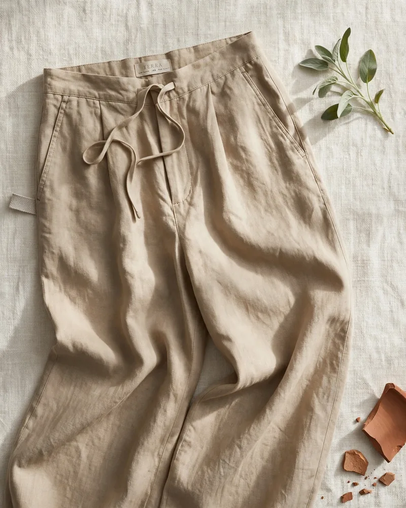 Detail material Katun/Linen Blend